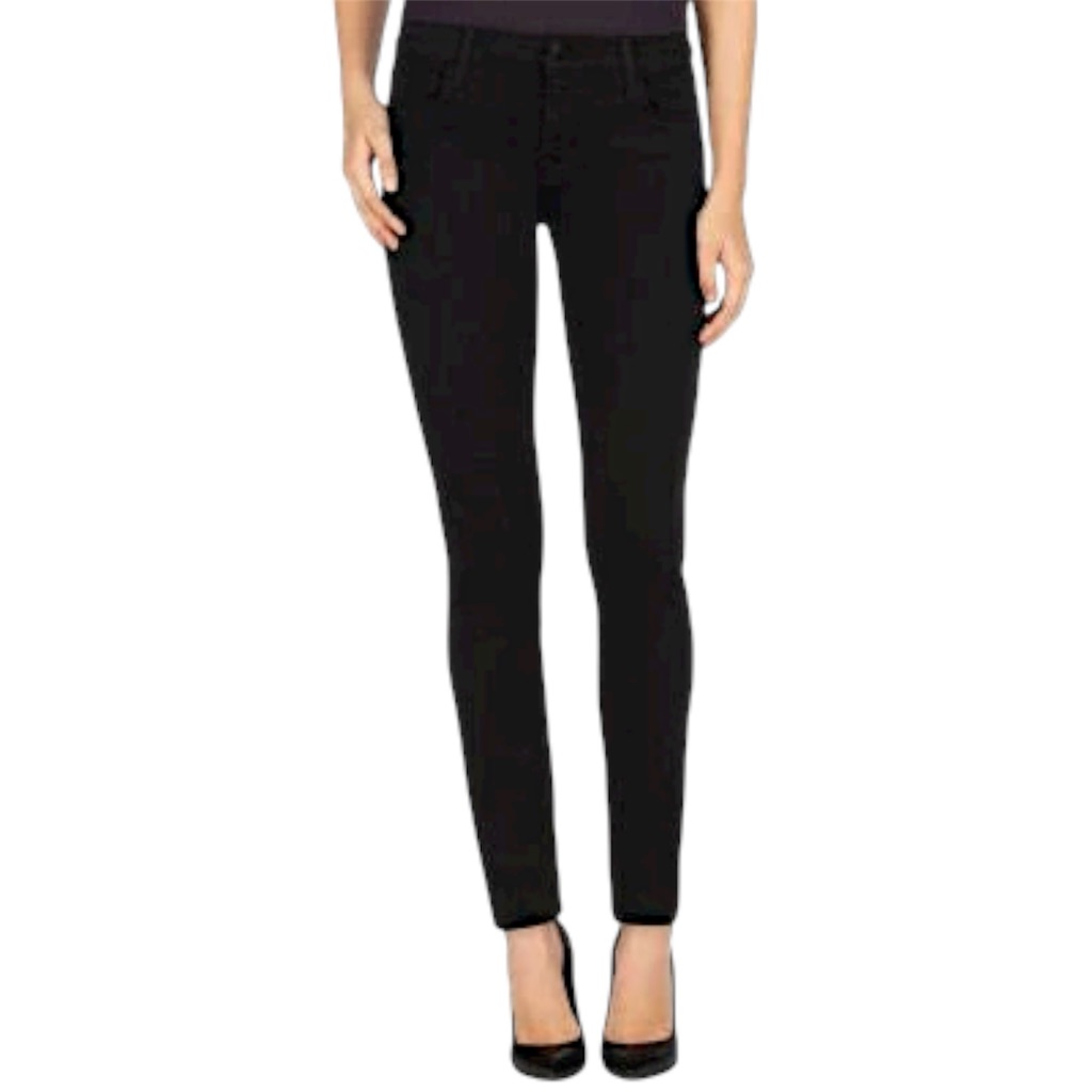 J Brand Super Skinny Seriously Black Jeans Denim Size 24 Mid Rise Basics
